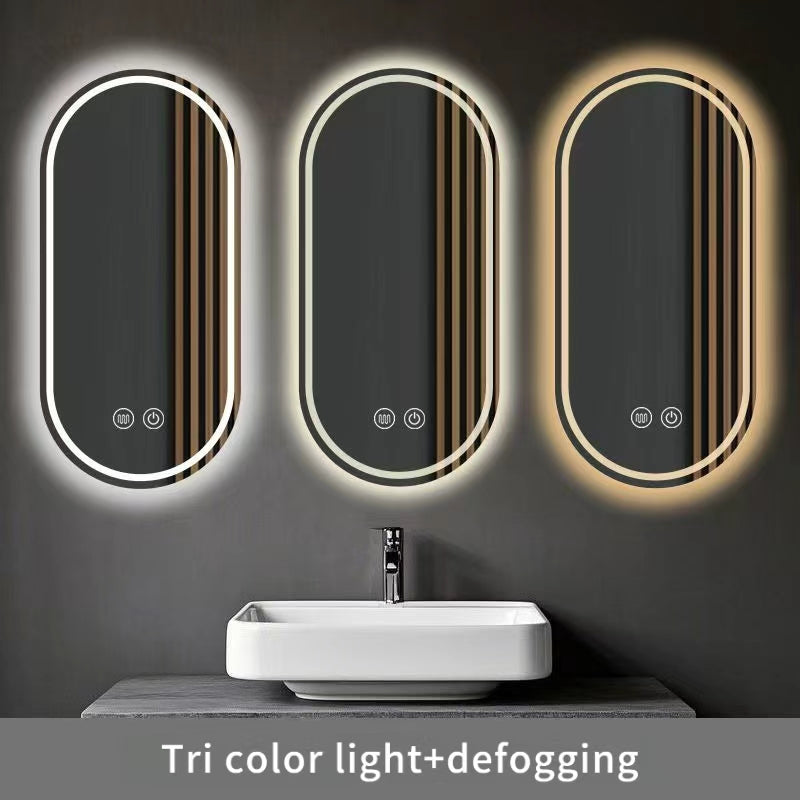 LED bathroom mirror 3 color temperature dimmable