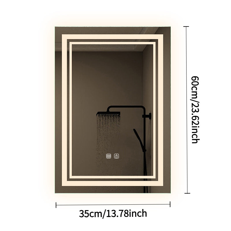 35×60 square wall mirror size for bathroom
